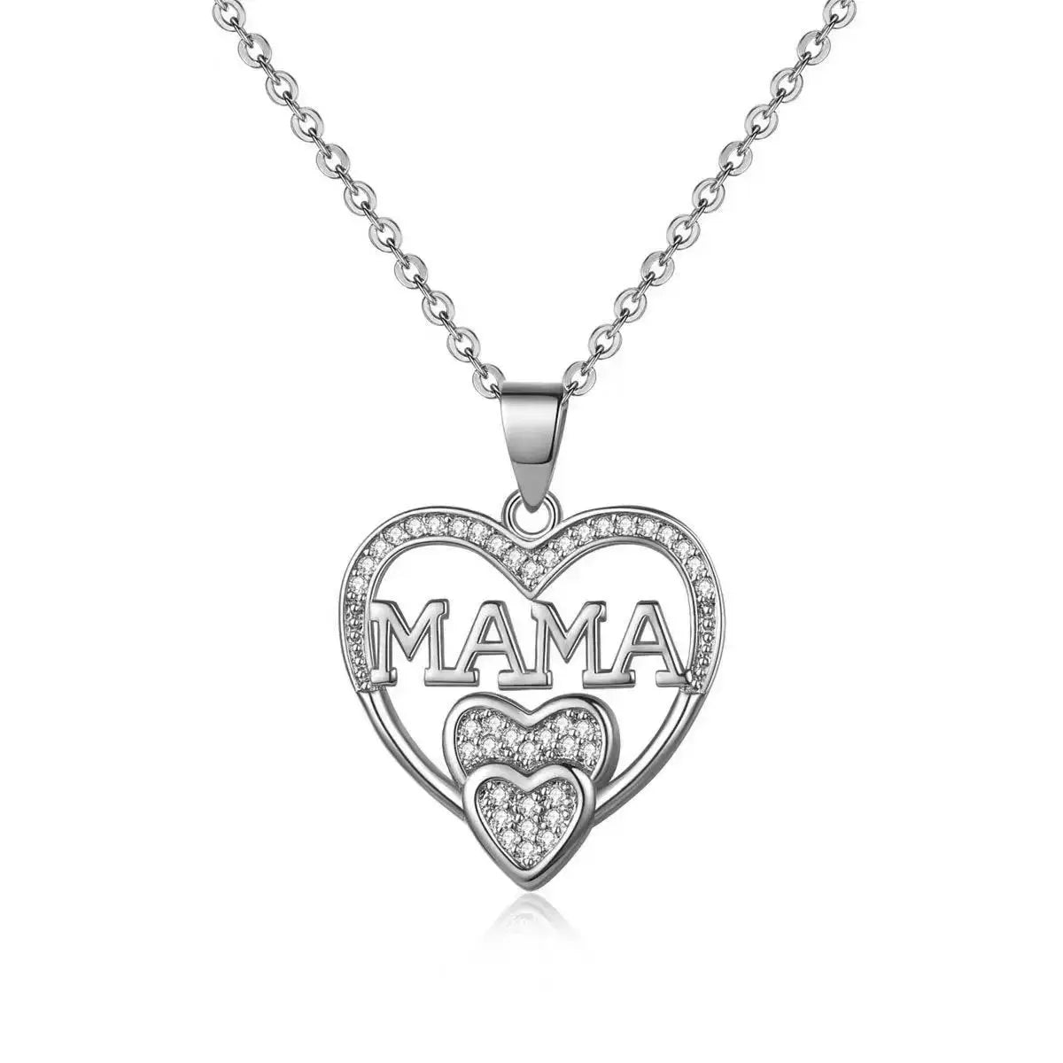 Heart-Shaped MAMA Necklace Gift for Mother's Day Jewelry by EPR