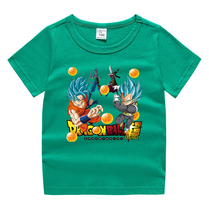 Unisex Kids Graphic Tee - Cartoon Animal Summer T-Shirt - Cherished Harbor Gifts