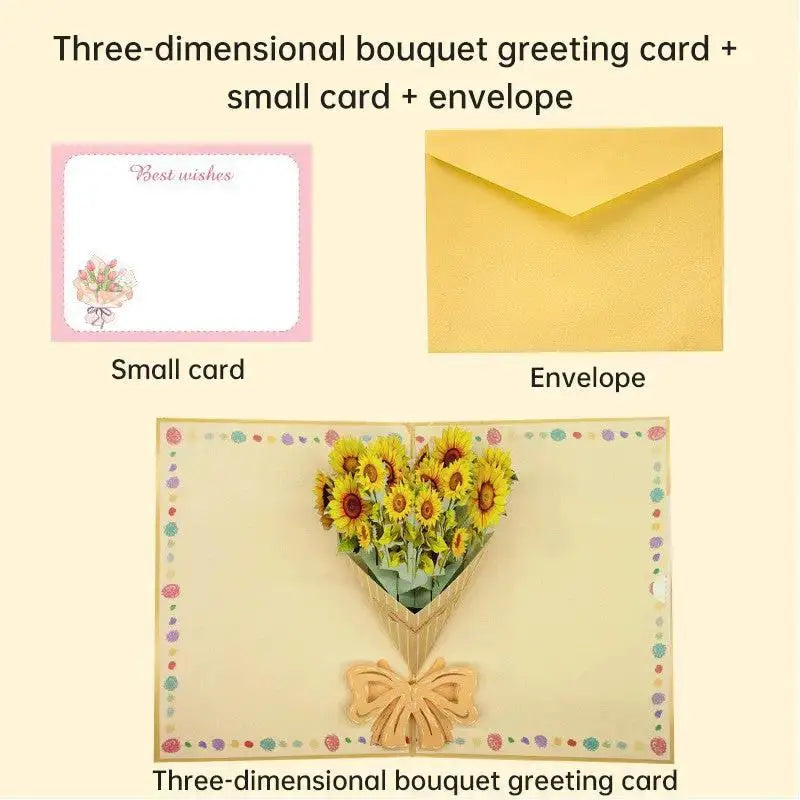 Unique 3D Mother's Day Card - Heartfelt Gift for Mom - Cherished Harbor Gifts