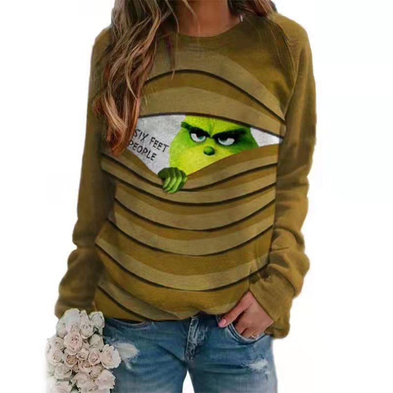 Funny Christmas Sweatshirt for Men - Holiday Cartoon Style - Cherished Harbor Gifts