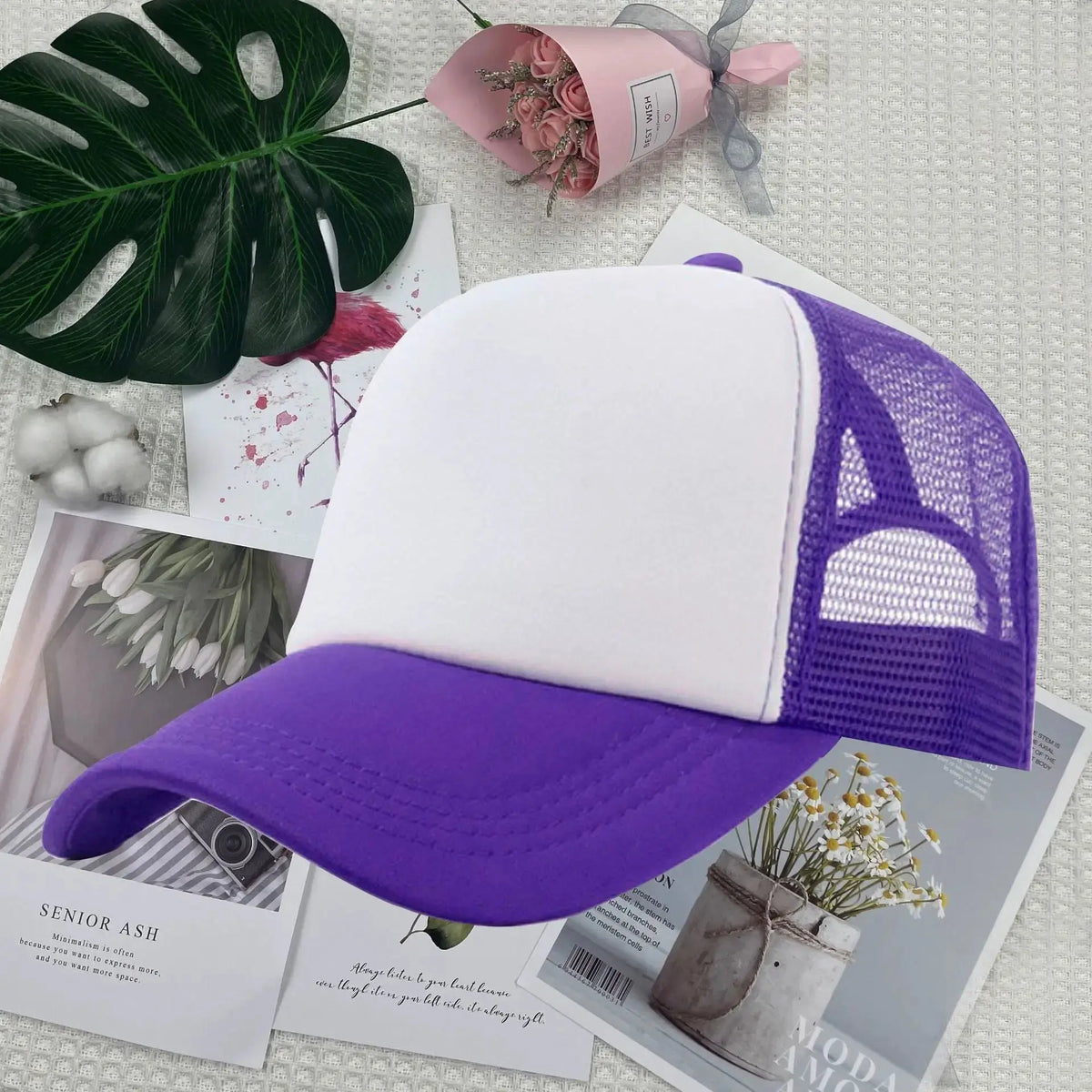 Personalized Breathable Mesh Sun Hat | Custom Embroidered Unisex Outdoor Cap by TED