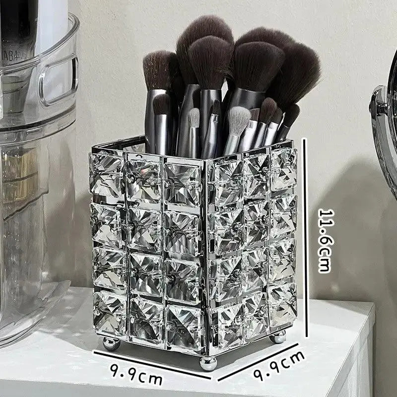 Crystal Tissue Box Household Creative Dining Table High-end Paper Storage Box by TED
