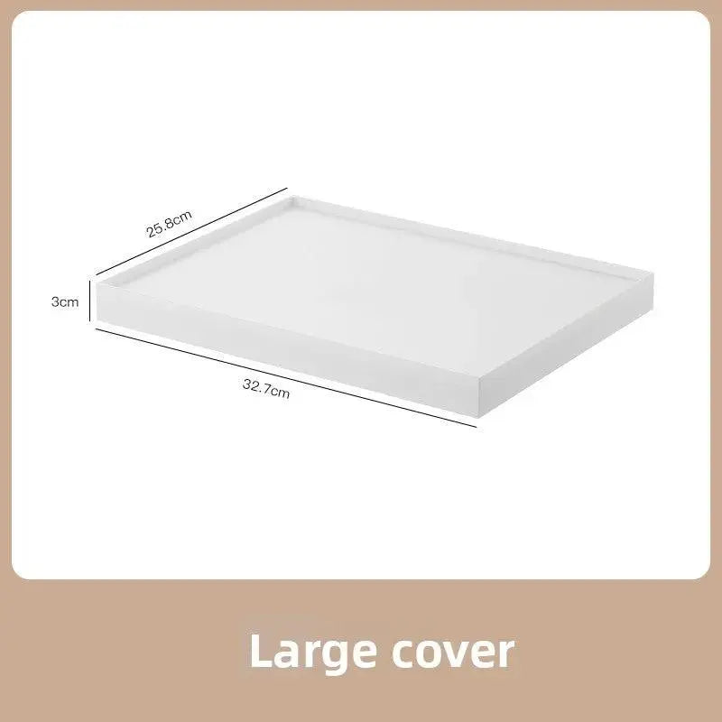 Stackable Plastic Storage Box with Lid | 12L Modular Home Organizer by TED