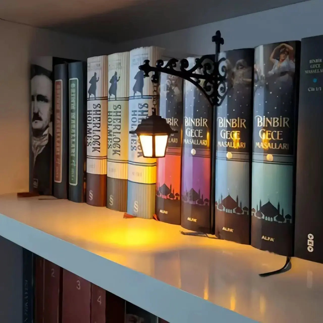 Halloween LED Shelf Light | Ghost, Pumpkin & Witch Decorative Lamp with USB by TED