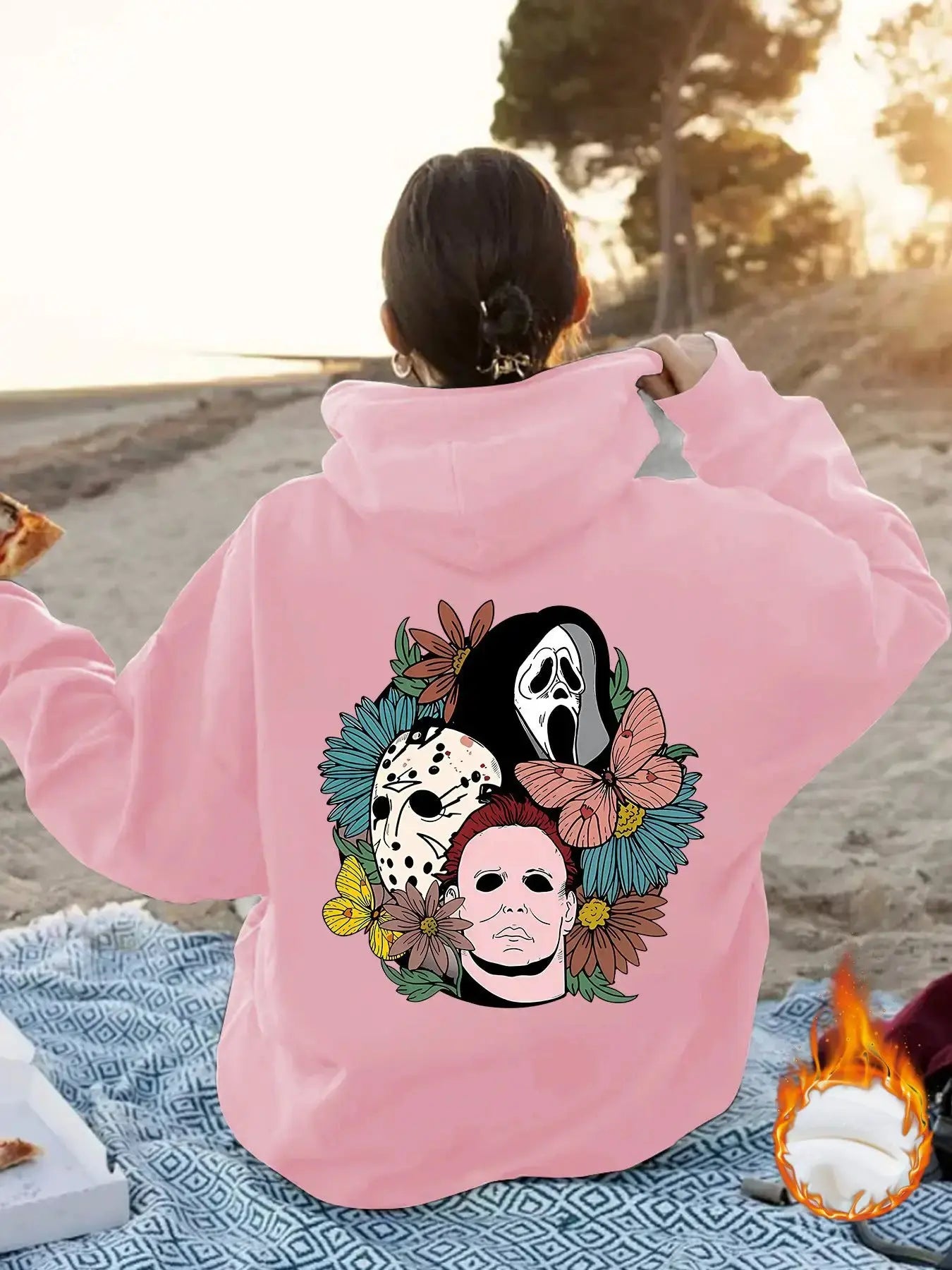 Women’s Cozy Halloween Gifts: Women’s Oversized Graphic Hoodie by EPR