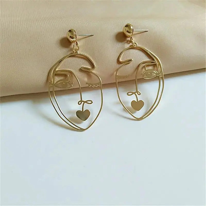 Earring accessories retro hollow niche accessories by eprolo