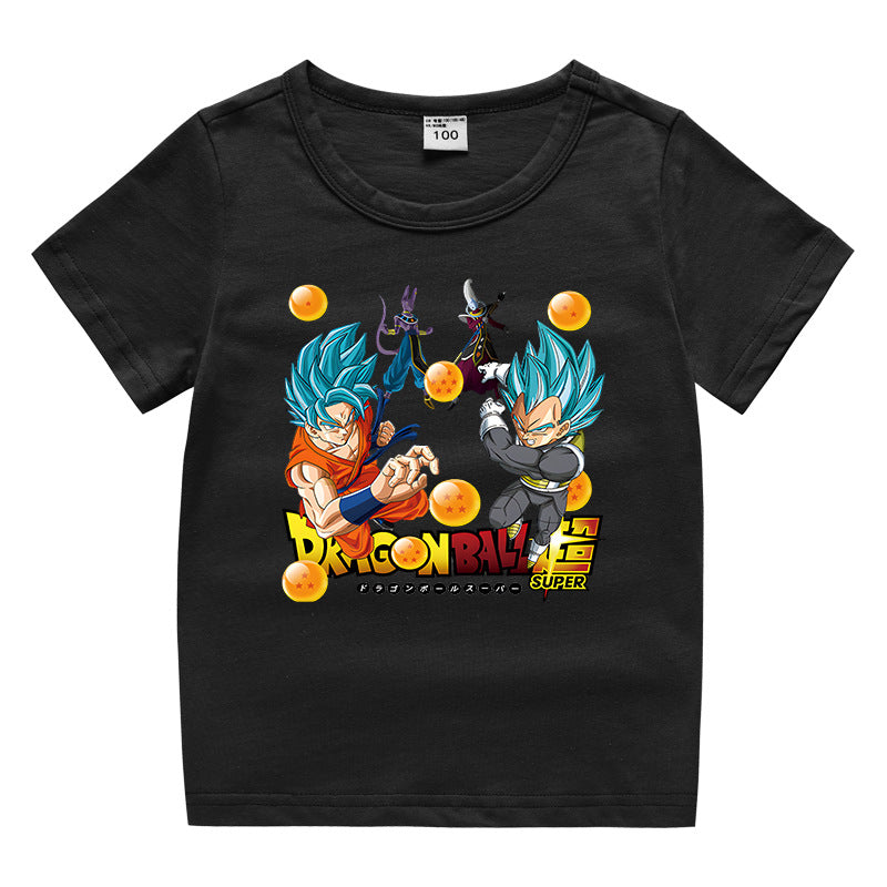 Unisex Kids Graphic Tee - Cartoon Animal Summer T-Shirt - Cherished Harbor Gifts