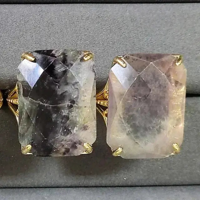 Unique Green Crystal Ring Gift for Birthday or Mom by EPR