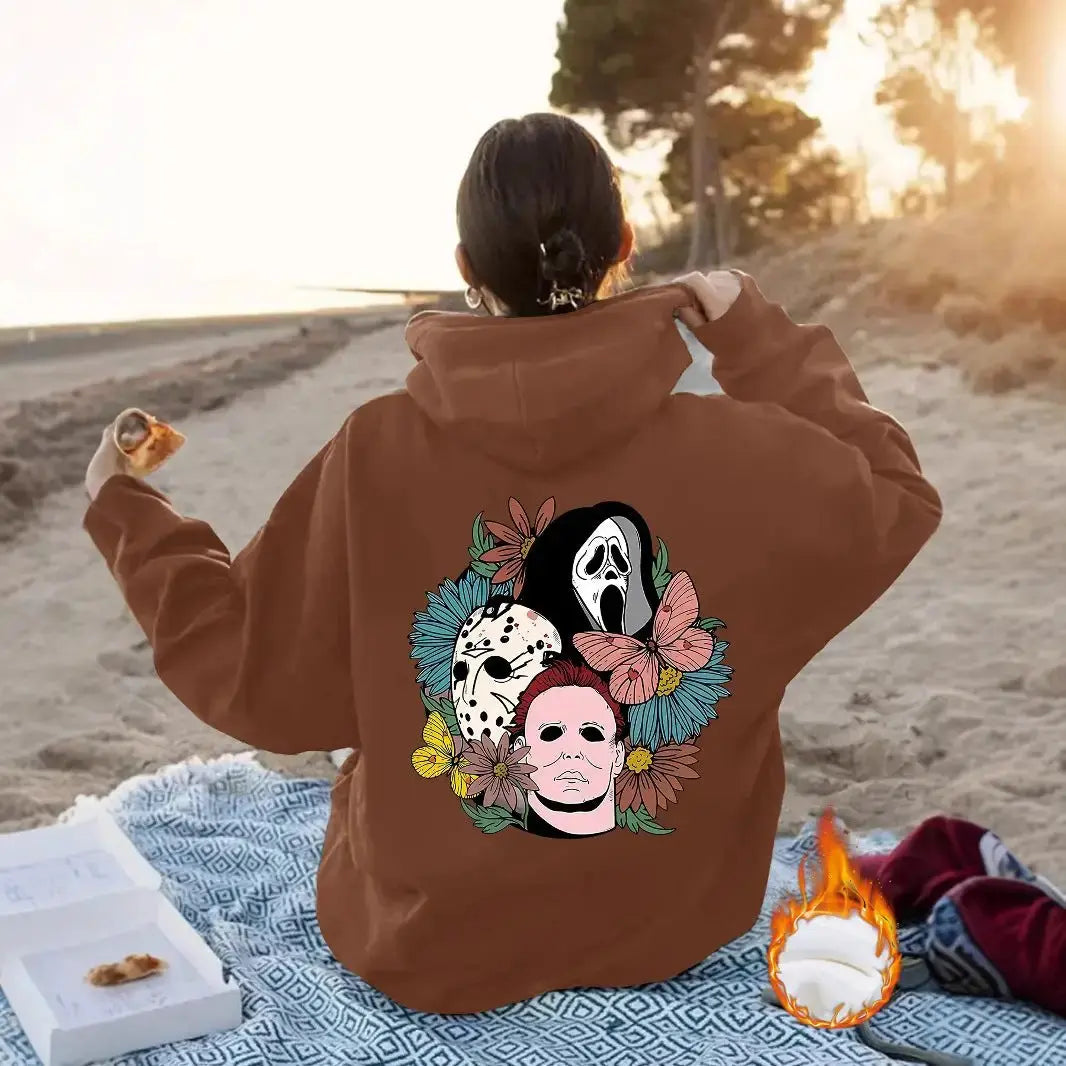 Women’s Cozy Halloween Gifts: Women’s Oversized Graphic Hoodie by EPR