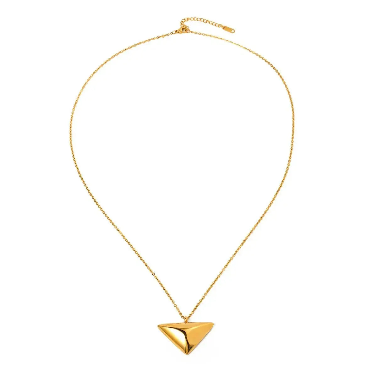 Triangle pendant necklace jewelry simple design jewelry by eprolo