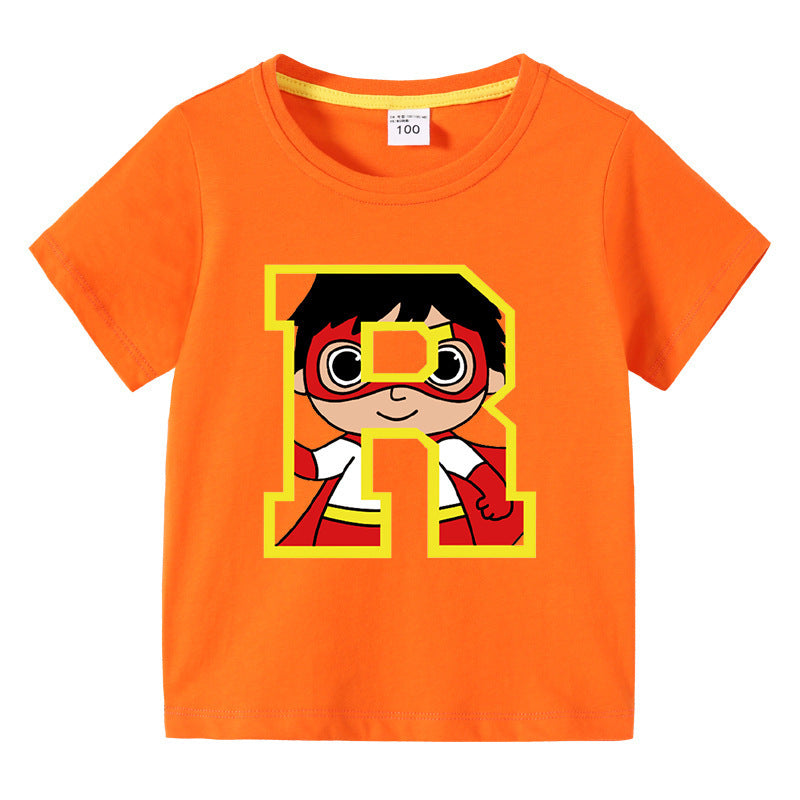 Cartoon T Shirts Kids - Unisex Cotton Summer Tee Ages 1-12 - Cherished Harbor Gifts