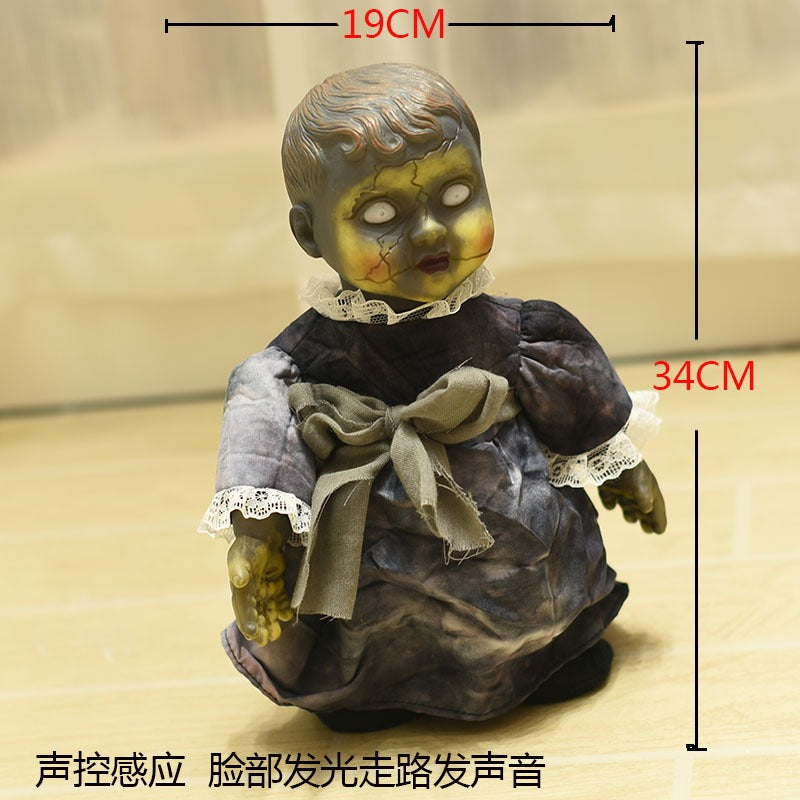 Animated Halloween Decorations Ghost Baby Doll Decoration - Cherished Harbor Gifts