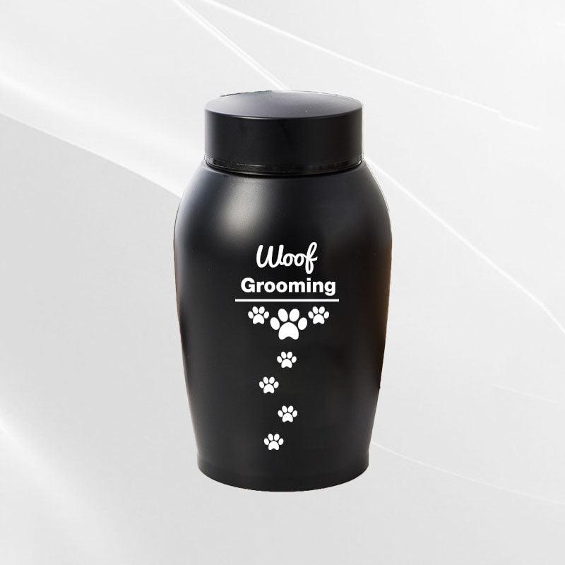 Stainless Steel Pet Urn for Small Pet Ashes - Cherished Harbor Gifts