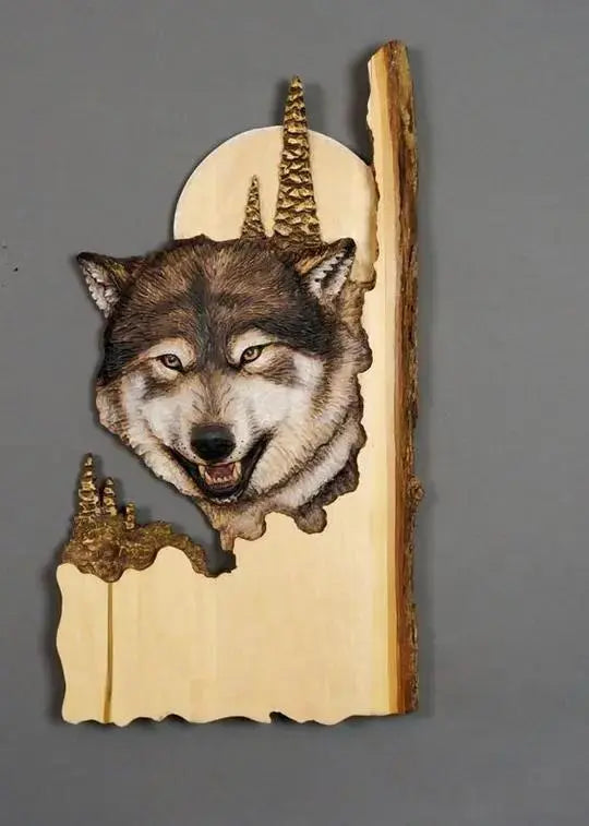 Home Decoration Wall Decoration Anniversary Gift Animal Carving Crafts Gift Wall Hanging by eprolo