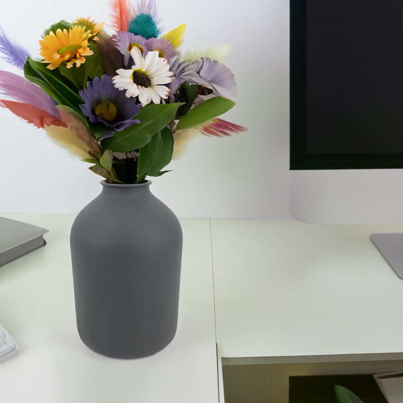 Modern Metal Flower Vase for Minimalist Home Décor - Cherished Harbor Gifts