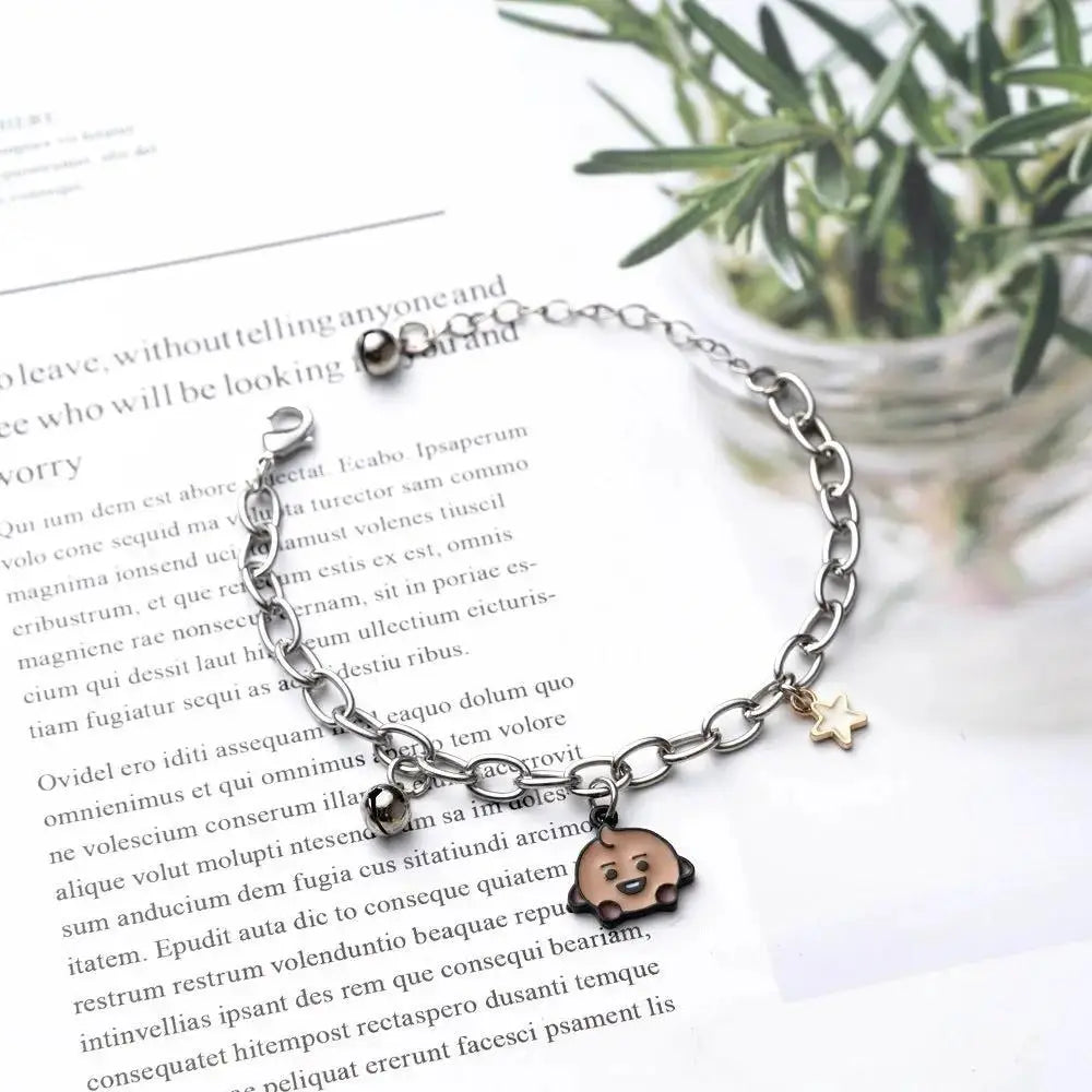 Cute Cartoon Charm Bracelet for Kids and Fans - Colorful Gift by EPR