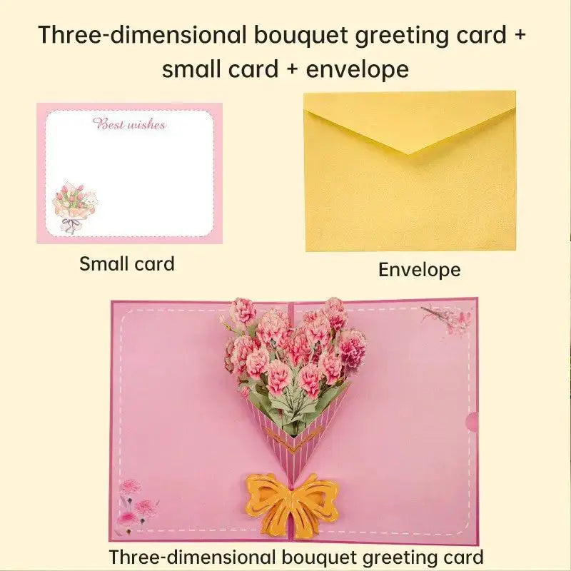 Unique 3D Mother's Day Card - Heartfelt Gift for Mom - Cherished Harbor Gifts