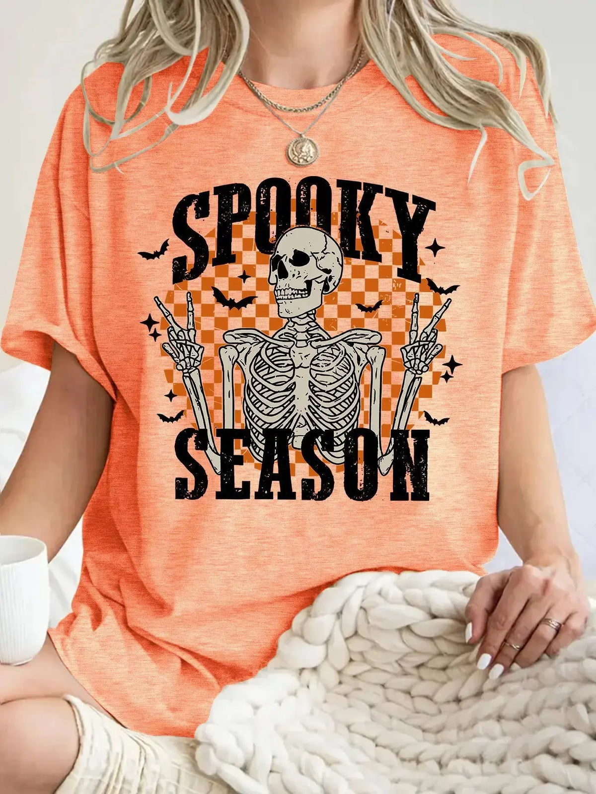 Women’s Stylish Halloween Graphic T-Shirt for Women - Spooky Tee by EPR