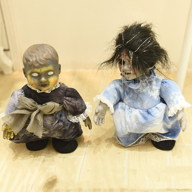 Animated Halloween Decorations Ghost Baby Doll Decoration - Cherished Harbor Gifts