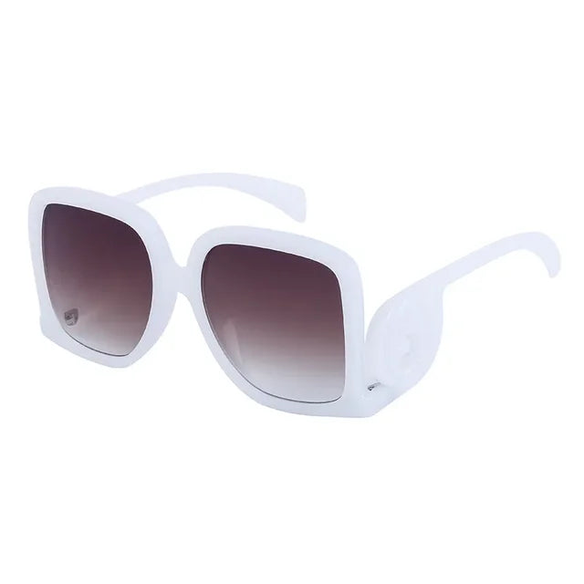 Stylish Oversized Square Sunglasses for Trendy Women - Cherished Harbor Gifts