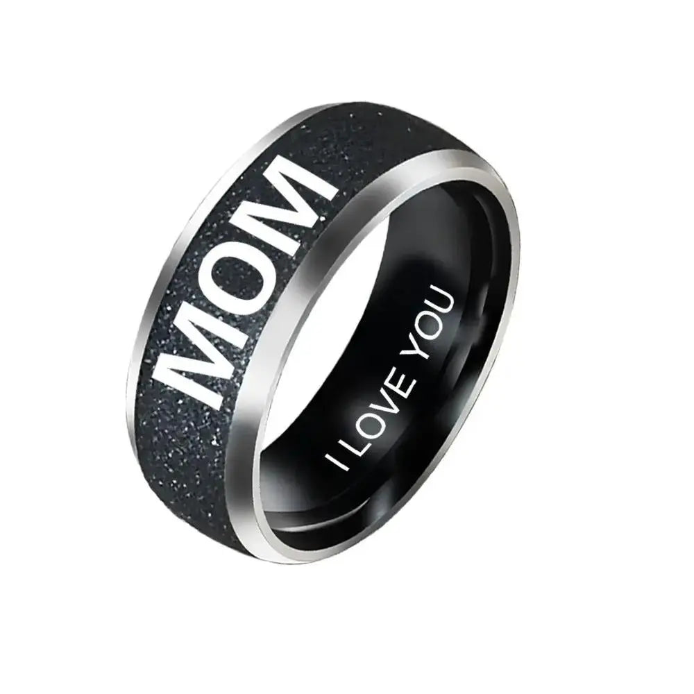 Unique Dad Gift - Engraved Family Ring for Loved Ones by EPR