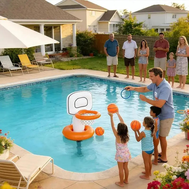 Inflatable Pool Basketball Hoop for Kids | Summer Water Game by EPR