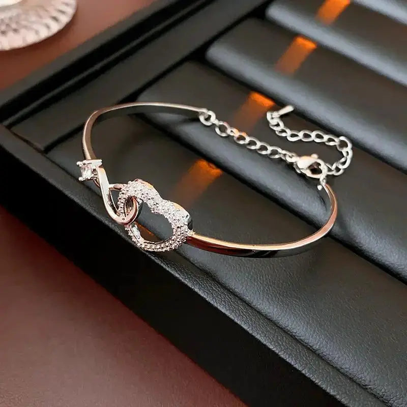 Infinity Heart Bracelet Gift for Daughter with Gift Box by EPR