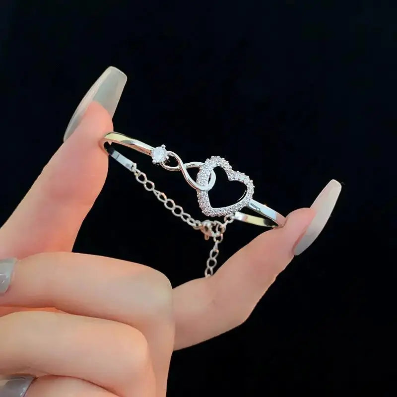 Infinity Heart Bracelet Gift for Daughter with Gift Box by EPR