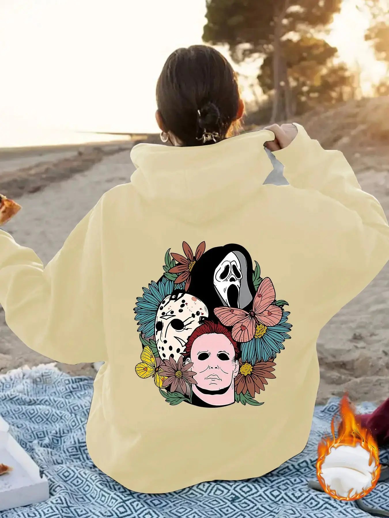 Women’s Cozy Halloween Gifts: Women’s Oversized Graphic Hoodie by EPR