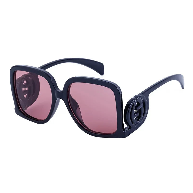 Stylish Oversized Square Sunglasses for Trendy Women - Cherished Harbor Gifts