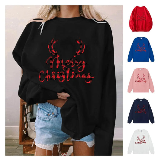 Cozy Christmas Graphic Sweatshirt for Girls' Holiday Style by EPR