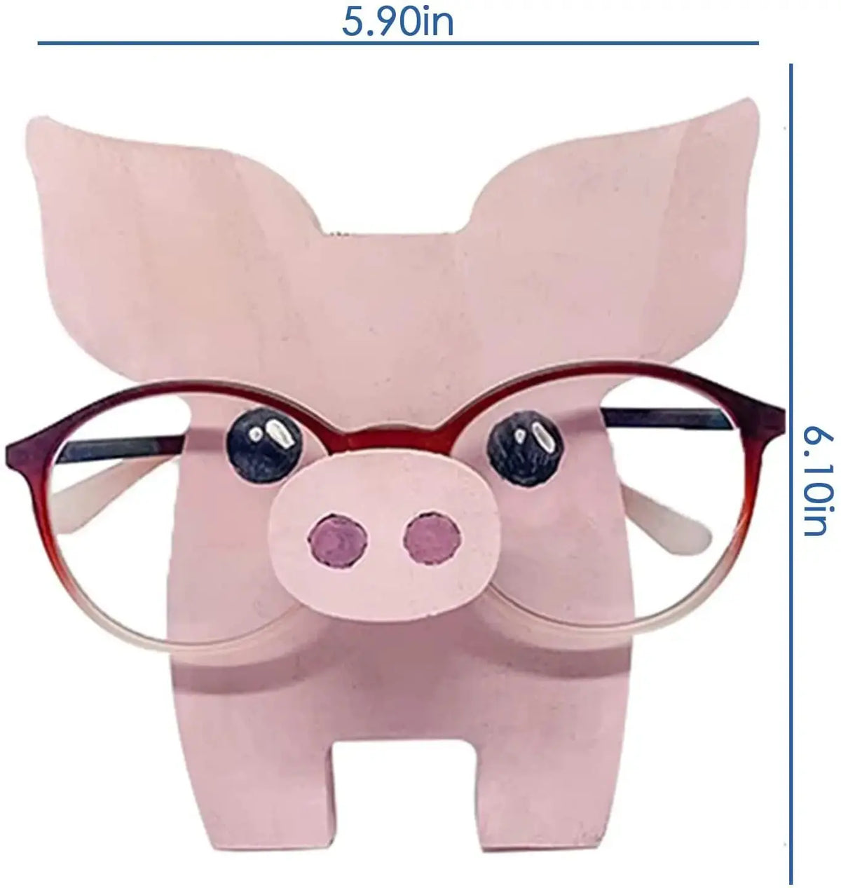 Wooden Animal Glasses Holder Stand – Cute Corgi Cat Sloth Eyeglass Display Gift by EPR