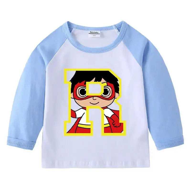 Kids Cartoon Long Sleeve Shirt for Toddlers and Kids by EPR