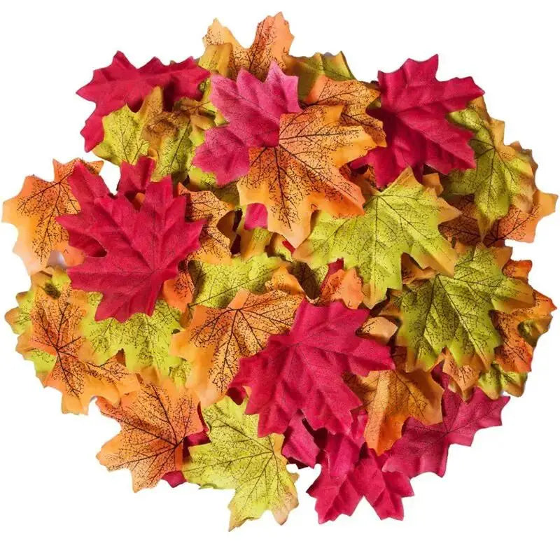 300-Piece Artificial Maple Leaves Decor for Thanksgiving by EPR
