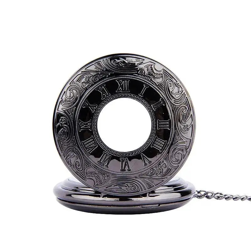 Vintage Roman Numeral Pocket Watch with Chain | Father’s Day Gift by EPR