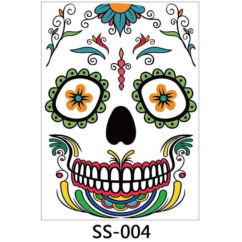 Halloween Face Decals | Spooky Self-Adhesive Costume Makeup Stickers - Cherished Harbor Gifts