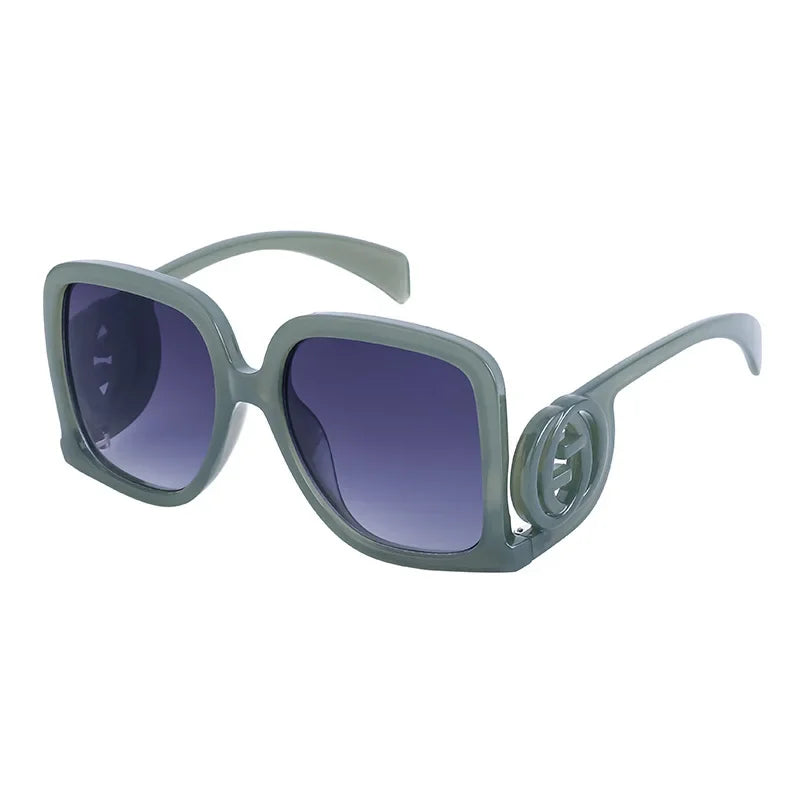 Stylish Oversized Square Sunglasses for Trendy Women - Cherished Harbor Gifts