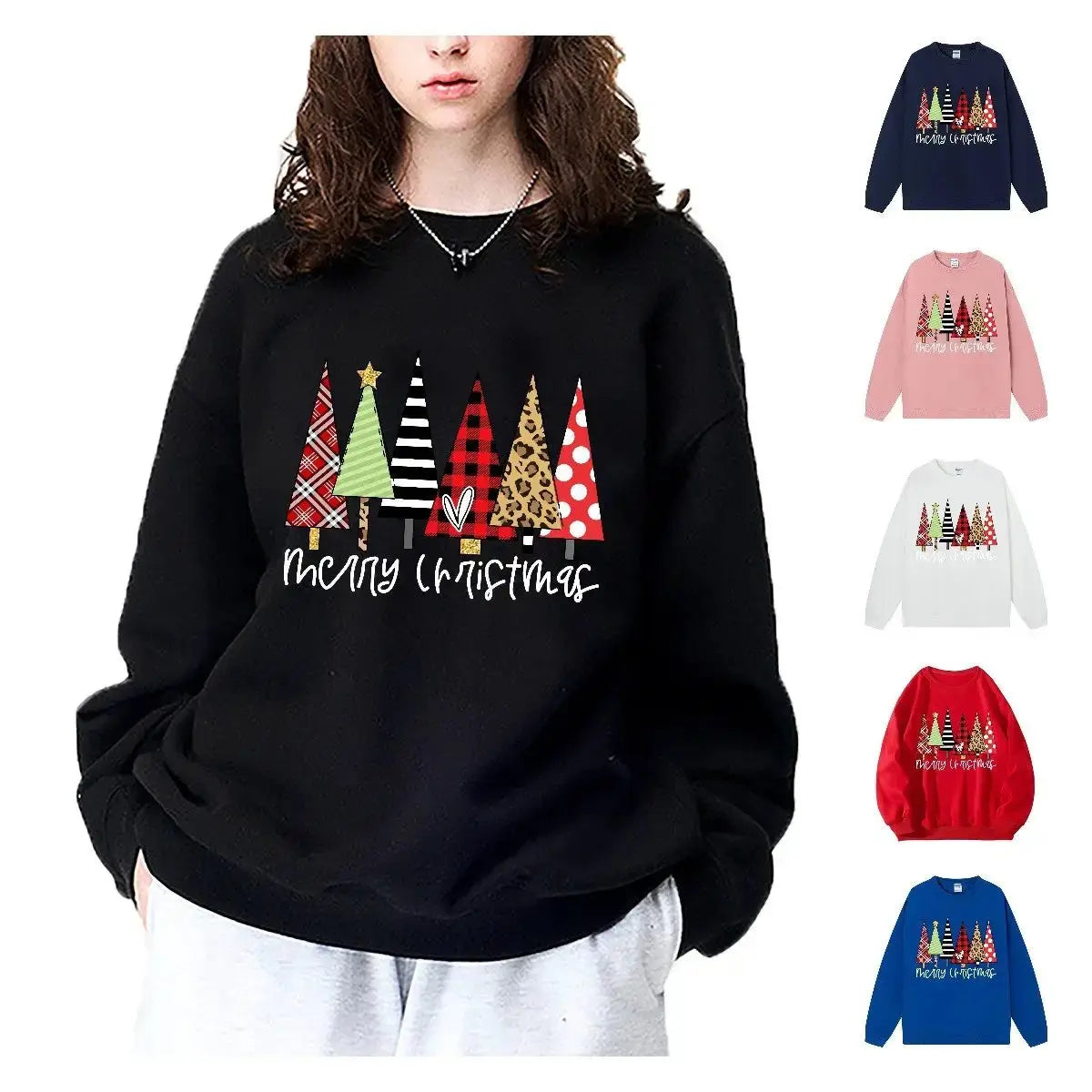 Women’s Cozy Women's Christmas Outfit Graphic Sweatshirt for Holidays by EPR