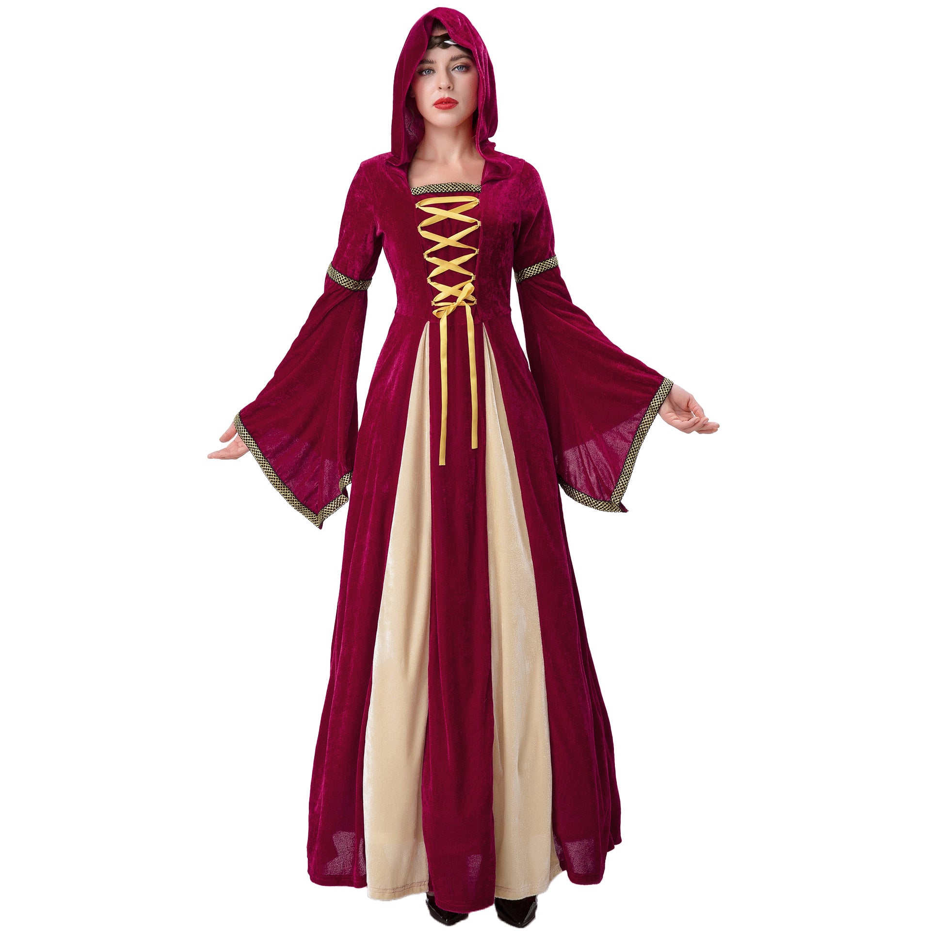 Gothic Princess Costume for Halloween Court Dress - Cherished Harbor Gifts