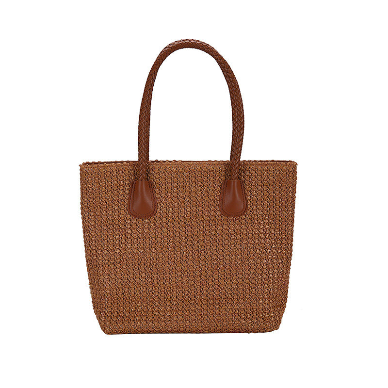 Stylish Women's Straw Tote Bag for Beach and Travel - Cherished Harbor Gifts