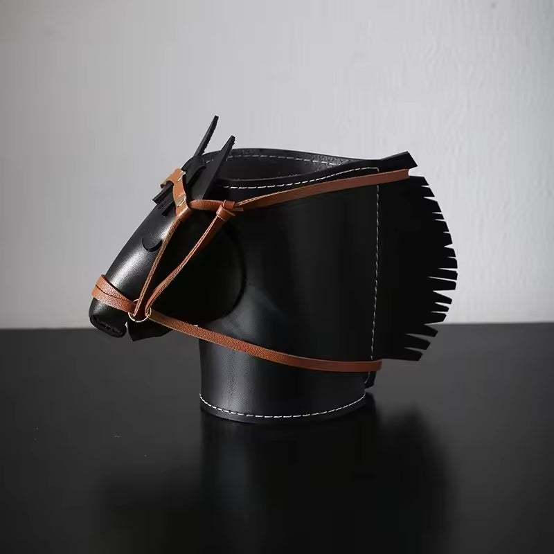 Leather Jewelry Organizer for Makeup and Desk Storage - Cherished Harbor Gifts