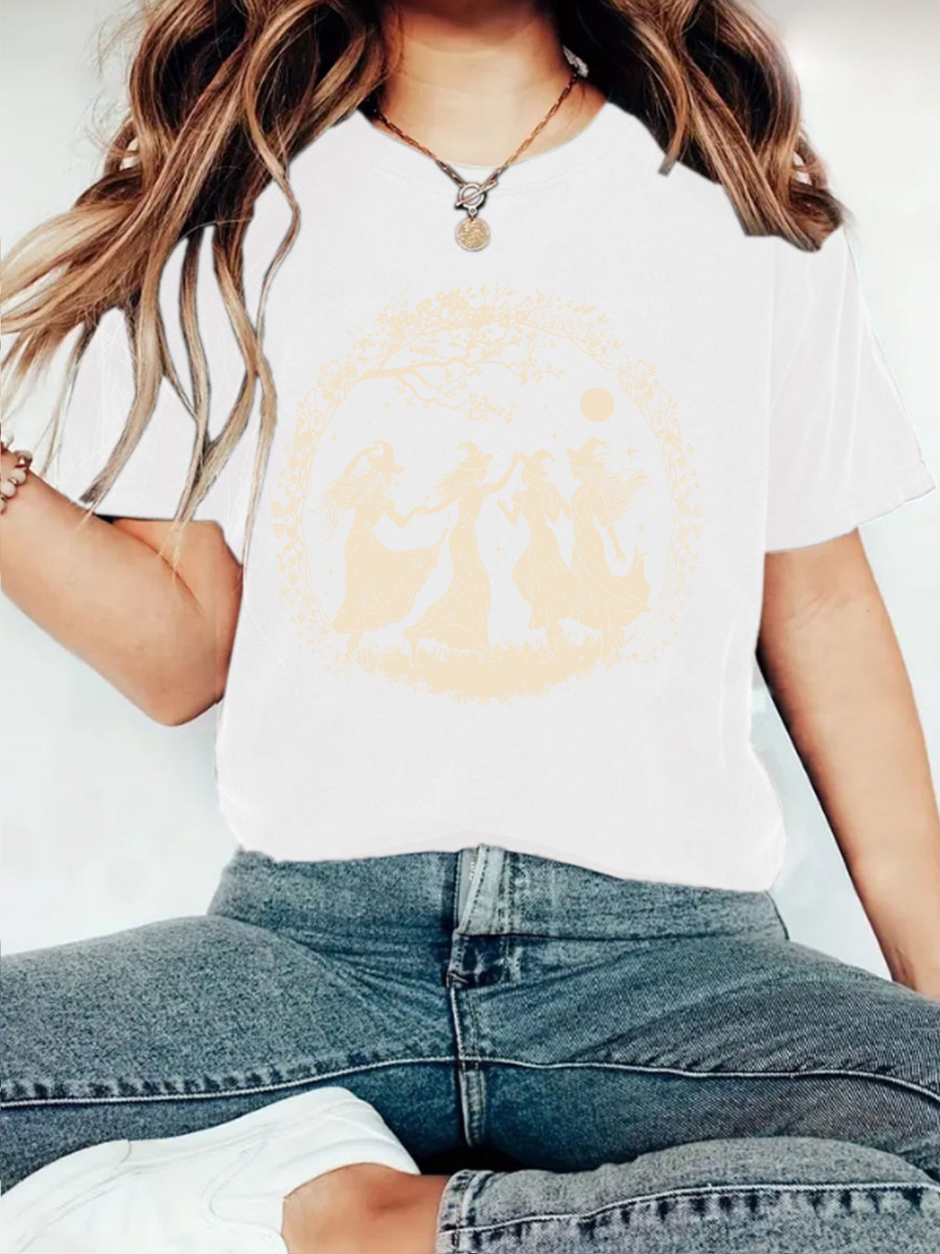 Stylish Women's Halloween T-Shirt for Autumn Fun - Cherished Harbor Gifts