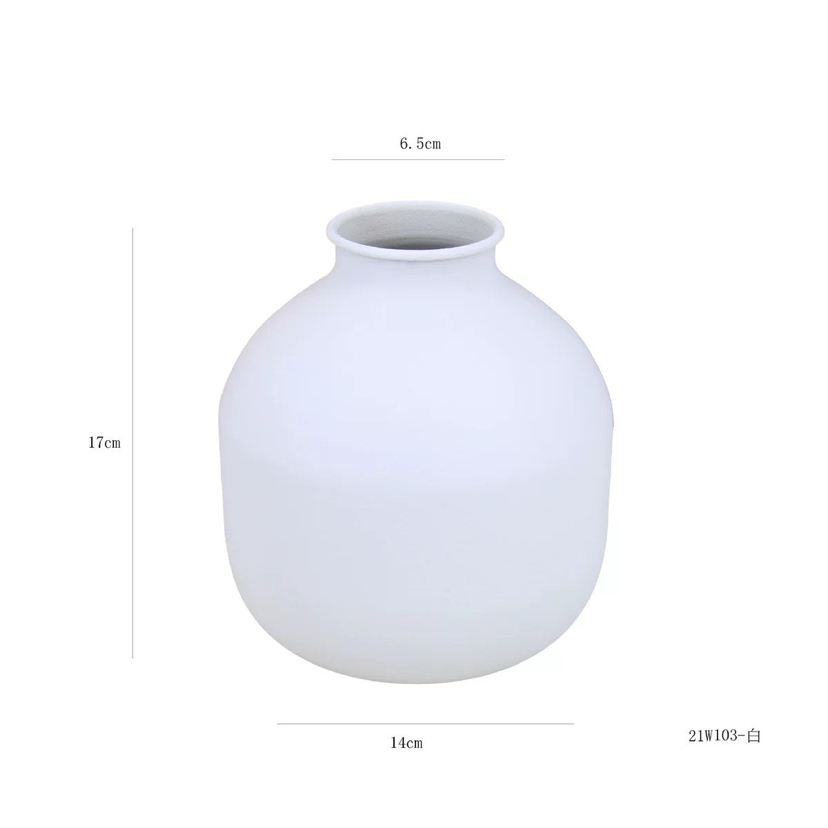 Modern Metal Flower Vase for Minimalist Home Décor - Cherished Harbor Gifts