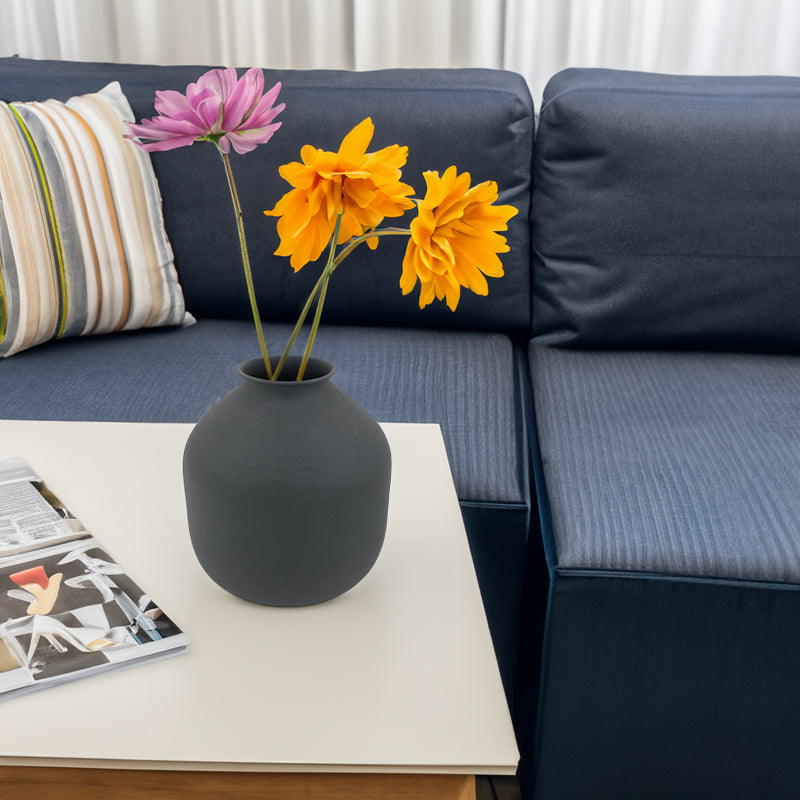 Modern Metal Flower Vase for Minimalist Home Décor - Cherished Harbor Gifts