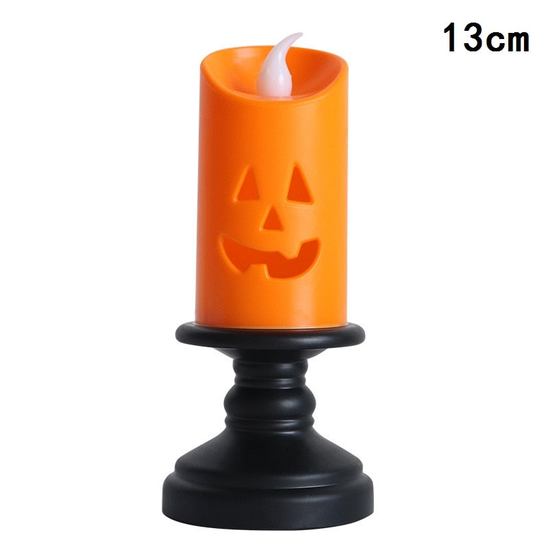 LED Halloween Candle Light | Flameless Spooky Decorative Lantern - Cherished Harbor Gifts