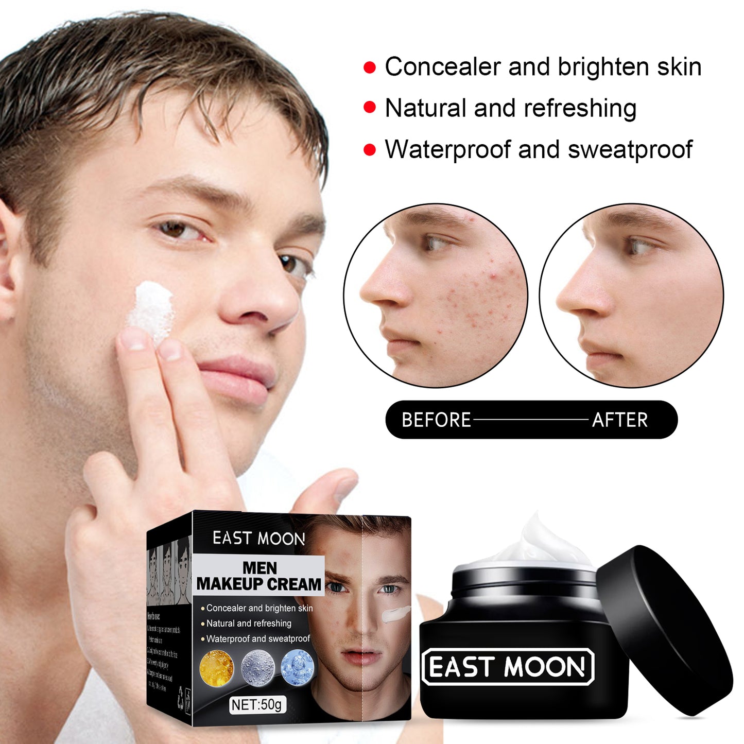 Men's Complexion Correcting Cream for Flawless Skin - Cherished Harbor Gifts