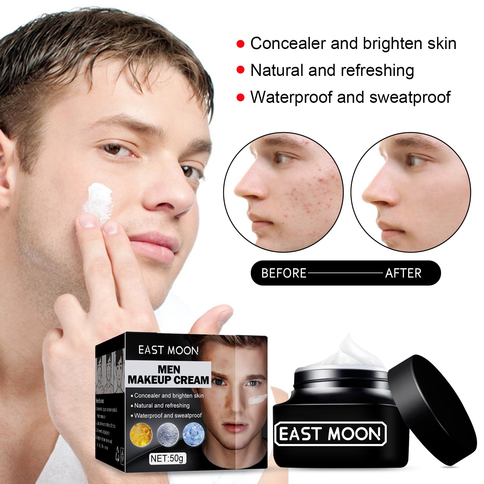 Men's Complexion Correcting Cream for Flawless Skin - Cherished Harbor Gifts