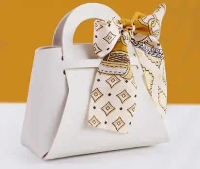 Light Luxury Style PU Leather Handheld Candy Gift Box Wedding Gift with Handheld Gift Wedding Candy Bag by eprolo