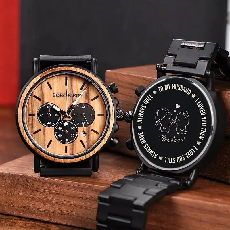 Personalized Engraved Watch Gift for Dad, Son, or Husband by EPR