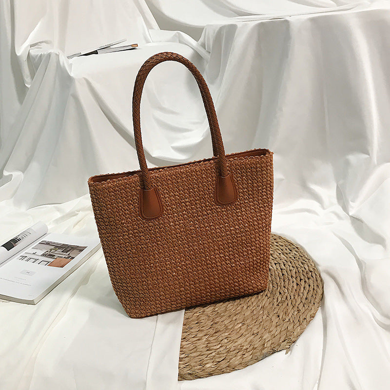 Stylish Women's Straw Tote Bag for Beach and Travel - Cherished Harbor Gifts